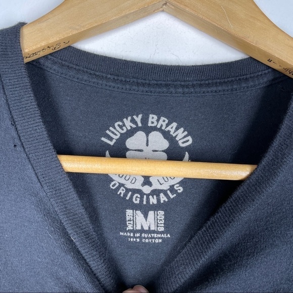 Lucky Brand Rooted In Rock n Roll Graphic Tee M - Picture 4 of 6